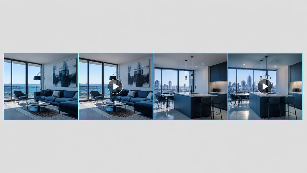 Matching the colour grade between property photographs and property video