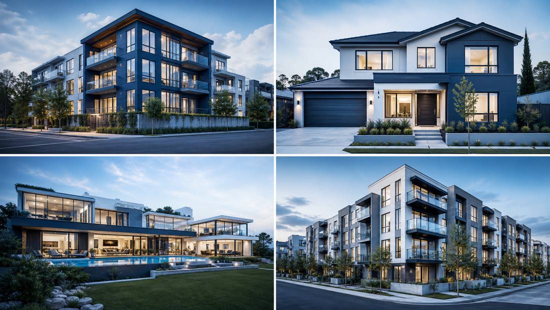 Different property types requiring different listing video lengths, from apartments to estates
